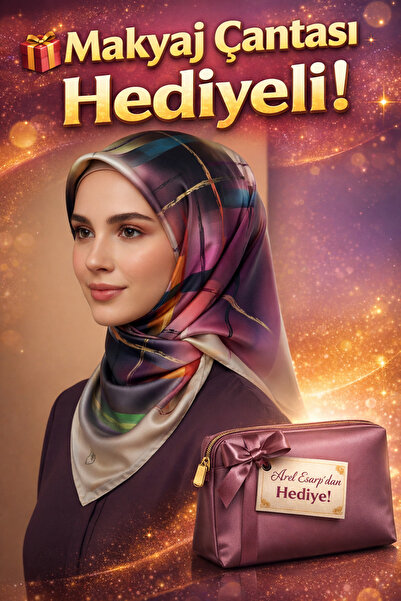 Picasso Silk-Look Beige - Plum Crystal Scarf – Twill Stylish Design 90X90