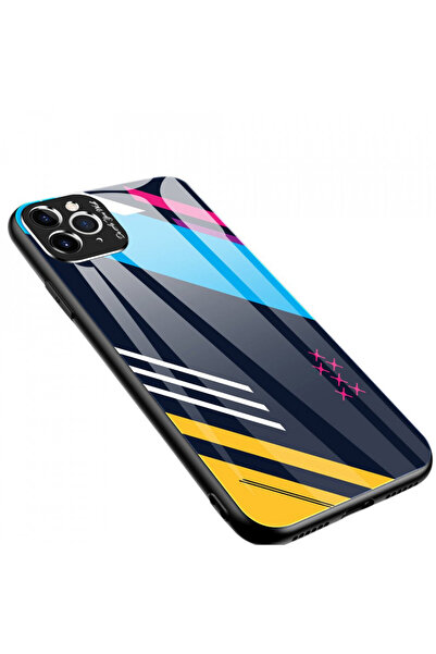 Techsuit Husa Iphone 11 PRO MAX -Color Glass-cu sticla securizata- pattern 2