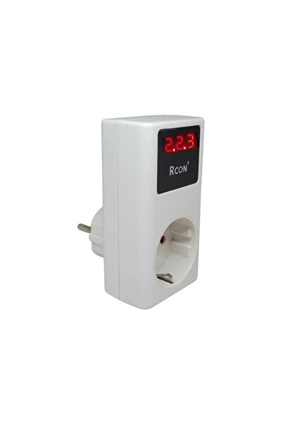 Rcon RCV-02 PRİZMATİK TASARIM AYARLANABİLİR VOLTAJ VE AKIM KORUYUCU PRİZ