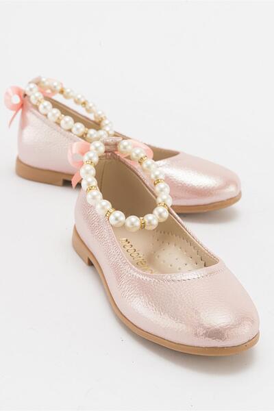 CCWAY AYAKKABI Neklizajuće perle dječje cipele 21-25 PUDRA VKO