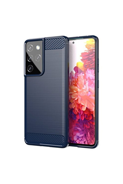 Techsuit Husa Samsung Galaxy S21 Ultra-Carbon Series-Bluemarin