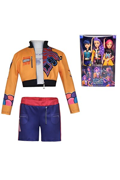 Funny Party Shop Costume Set and 3 KPop Demon Hunters Dolls, Rumi, 11-12 year...
