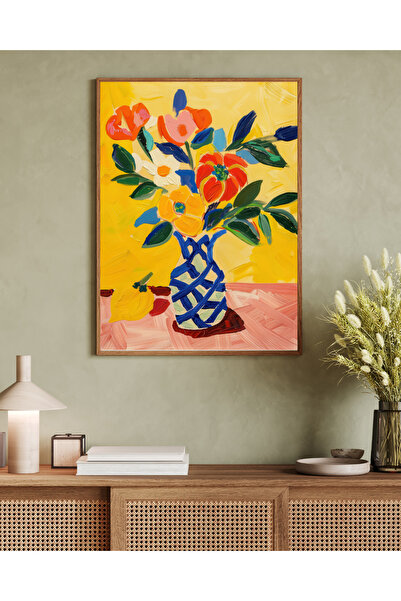 woodhomeworks Tablou decorativ pentru birou, dintr-o singură piesă, seria Mat...