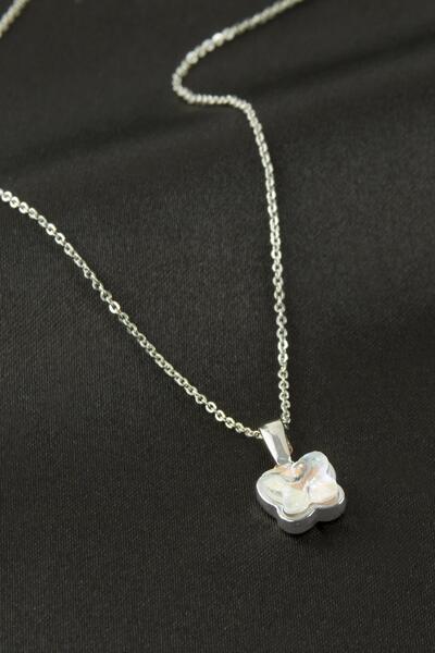 Marsilyan Butterfly Stone Necklace Ilkel-Bjt940