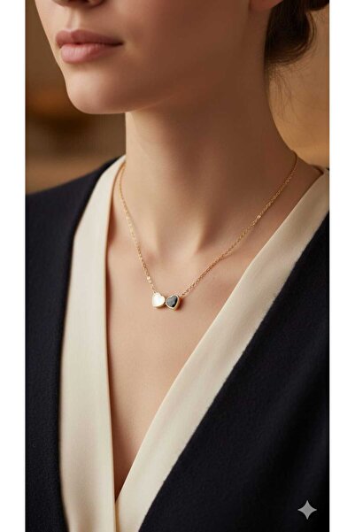 SOSYETEZGAHI Heart Necklace Lover's Gift