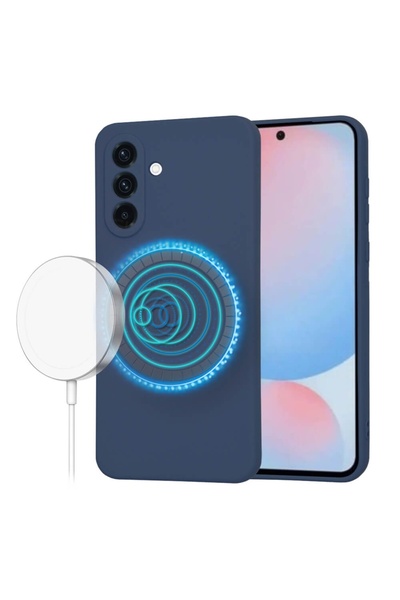 Techsuit Samsung Galaxy A36 SoftFlex Magsafe Case Dark Blue
