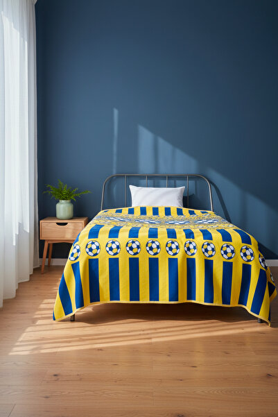 OSIO غطاء سرير فردي من قماش البيكيه مقاس 150×240 سم بنمط مروحي