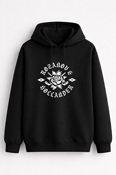 MODA Rozanov 81 Hollander 24 Heated Rivalry Series Printed Black Hooded Sweat...