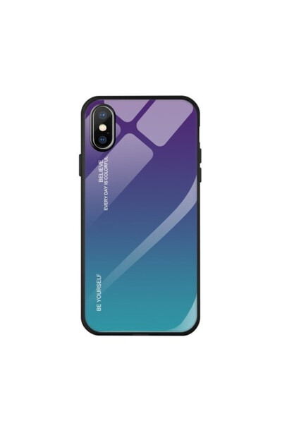 Techsuit Iphone 7/8 PLUS Case - Gradient Glass Durable Cover made of 9H tempe...