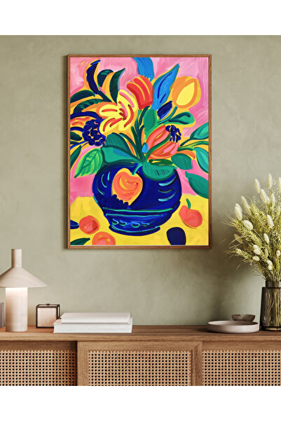 woodhomeworks Tablou decorativ pentru birou, dintr-o singură piesă, seria Mat...