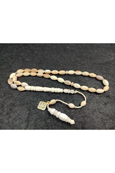 İskeçe Tesbih Cemil Master's Artifact Rare Genre Rhine Deer Horn 9.12 Gr. Cer...