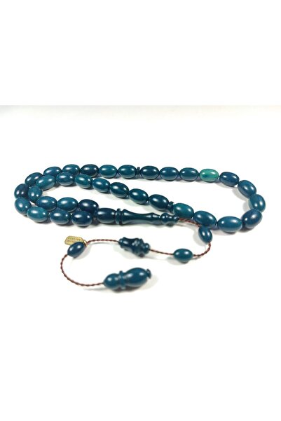 İskeçe Tesbih صناعة يدوية فائقة الجودة، لون نادر، كهرمان مضغوط معتمد رقم 4100