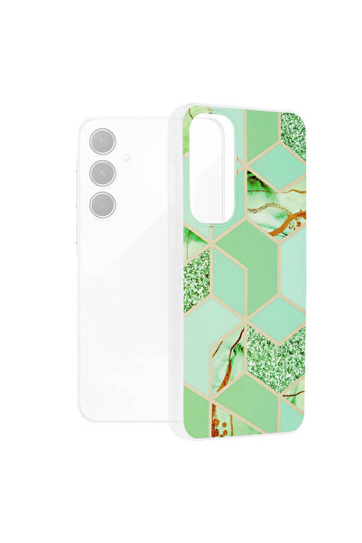 Techsuit Husa Samsung Galaxy A35 Marble Green Hex