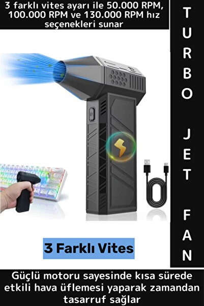 Wintoup Kompakt Klavye Bilgisayar Eşya Mangal Araç Kir Toz Temizlik 3 Vites A...
