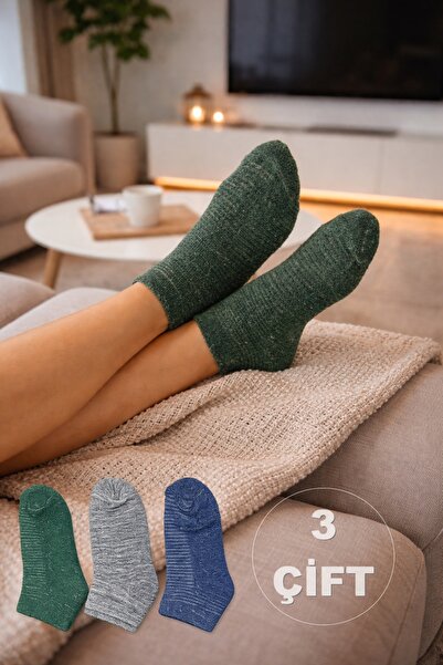 Onouqo 3-Pack Women's Home Socks |   Soft Cotton, Winter, Warm, Thermal Sock Set