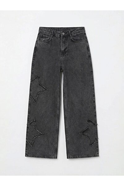 LC Waikiki Mixed Wideleg Girls' Jean Pants (S6)