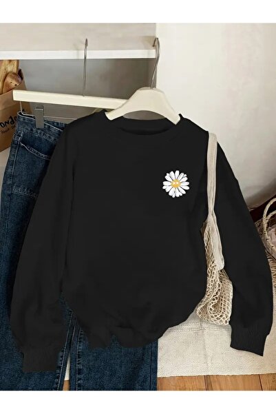 Deocept Women's Printed Crew Neck Comfortable Fit Women's Sweatshirt