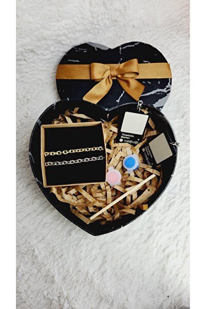 Reçel Accessories Sotify Şarkılı Parmak İzi Anahtarlık ve Doç Zincir Bileklik...