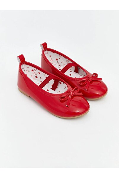 LC Waikiki Balerini pentru fete cu imprimeu cu funde (S6)