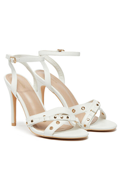 DeeZee Sandale damă albe F89725-268