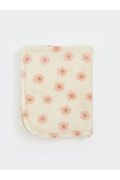 LC Waikiki Quality Pieces from Çelebi Store Floral Printed Plush Baby Girl Bl...