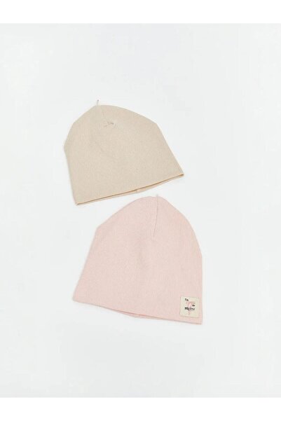 LC Waikiki قبعة بيريه بيج أساسية للبنات الصغيرات، عبوة من قطعتين (S6)