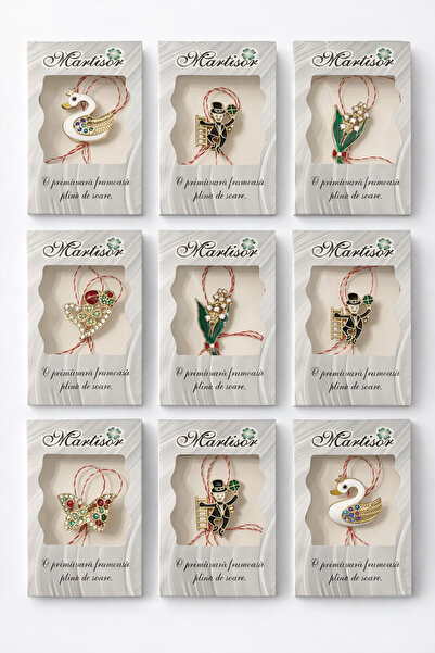 OEM Set 30 Martisoare Simple – Ambalate Individual | Modele Asortate | Pachet...