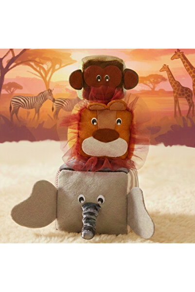 Montessori Aktivite Küpü Trio - Safari