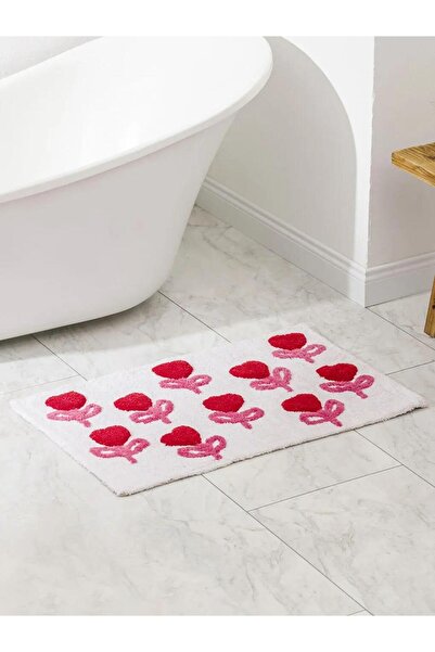 LC Waikiki Mixed Flower Figured Bath Mat 50X80 cm (S6)