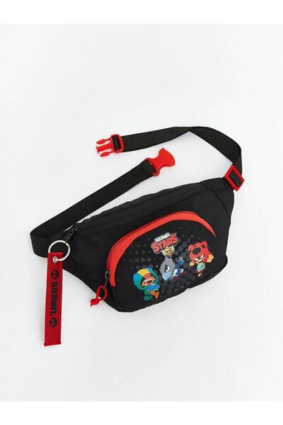 LC Waikiki Black Brawl Stars Printed Boys' Waist Bag (S6)