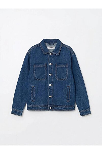 LC Waikiki Μαύρο τζιν μπουφάν για αγόρια (S6)