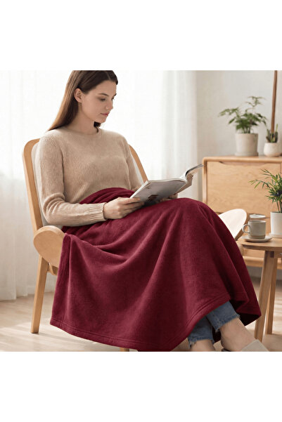 Prime Sleeks Thick Textured Single Wool Tv Blanket Sofa Shawl Knee Blanket 12...