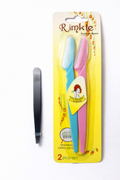 OEM Set Aparat Ras Sprâncene Rimkle – 2 buc + Pensetă Profesională