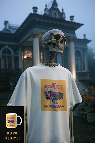 Bo Essences Bo. Skull Series Men's Oversize T-Shirt |   8 Original Skull Desi...