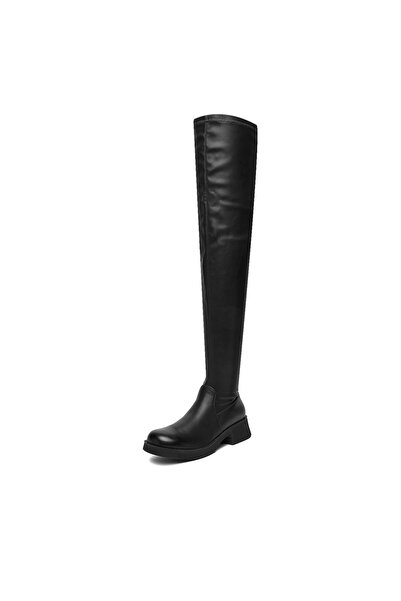 DeeZee Thigh High Boots Women Black TYA81-J218