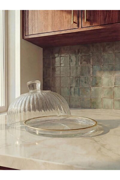 LC Waikiki Colorless Glass Sugar Bowl with Lid (S6)