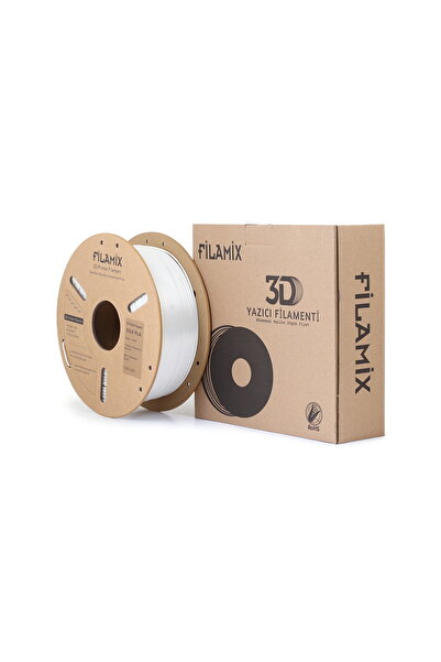 FİLAMİX Beyaz Silk PLA Filament 1.75mm 1kg - Teknoartshop