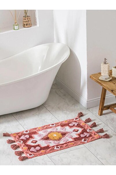 LC Waikiki سجادة حمام مختلطة الألوان مقاس 50x80 سم (S6)