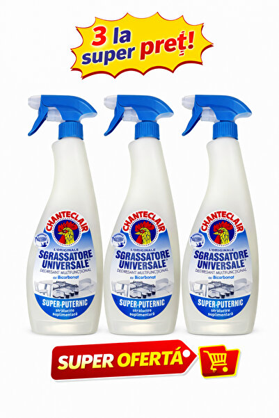 Chanteclaire PACHET Promo 3 X Chanteclair Degresant universal cu bicarbonat, ...