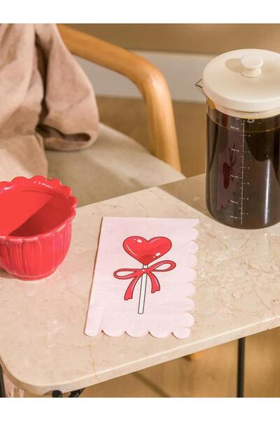 LC Waikiki Karışık Kalp Baskılı Kağıt Peçete 20 li (S6)