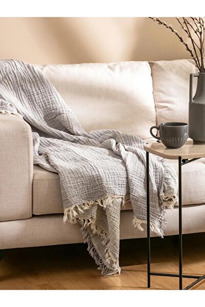 LC Waikiki Tasseled Tv Blanket 130X170 cm (S6)