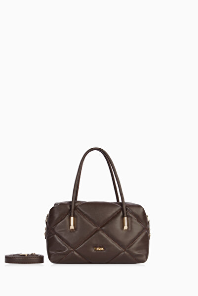 Tuğba Baklava Dilimli Çanta - Kahve