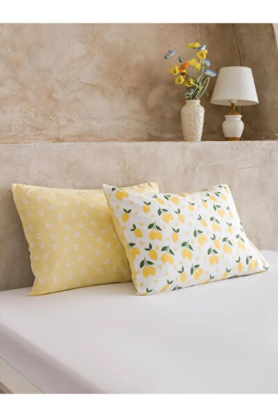 LC Waikiki Mixed Lemon Printed Pillowcases 2-Pack 50X70 cm (S6)