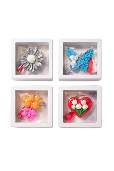 victiny Set de 4 Mărțișoare de Săpun Artizanale cu Flori Criogenate VICTINY®