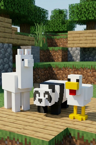 BytexStore Minecraft Çiftlik Hayvanları Figür Seti