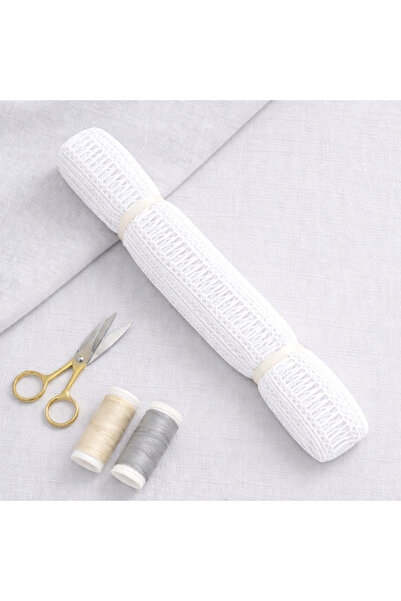 Ak Tuhafiye Kolber Intermediate Lace Guipure 9 Meters Length - 2 cm Width - W...