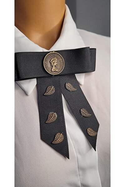 LO ADORO Vintage Victorian and Bee Detailed Brooch Women's Tie Bowtie Elizabe...