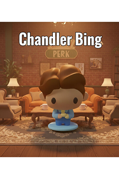 FreshWolf Chandler Bing FRİENDS MCDONALDS 3D FİGÜRÜ