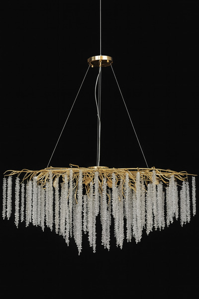 Led YENİ 120 CM KRİSTAL AĞAÇ LÜX SALON AVİZE İTHAL KASA