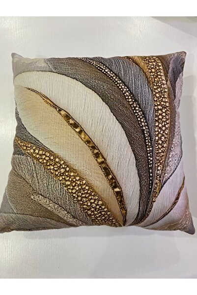 ART ÇEYİZ Digital Printed Throw Pillow Cover 2 Pieces Suede Fabric